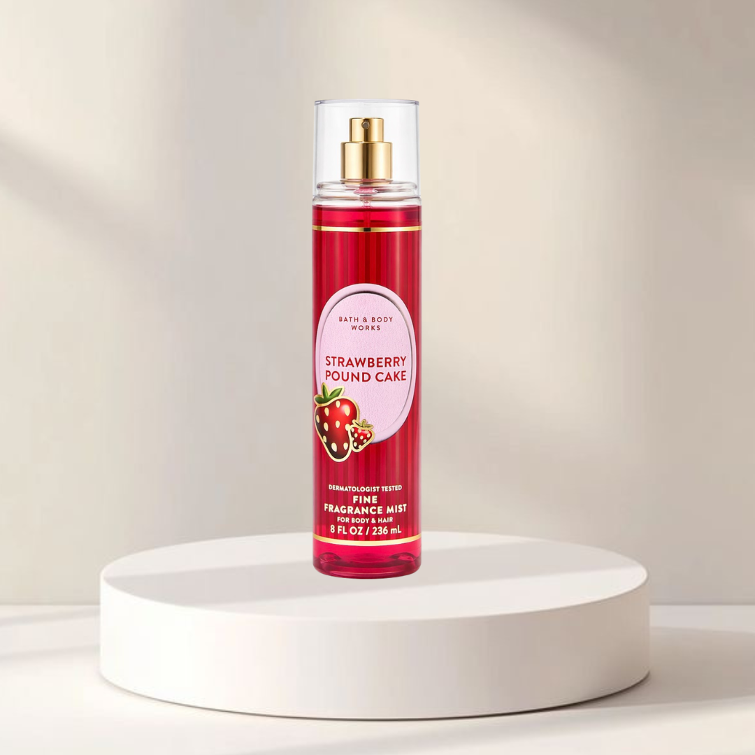 Strawberry Pound Cake - Body Splash Bath and Body Works